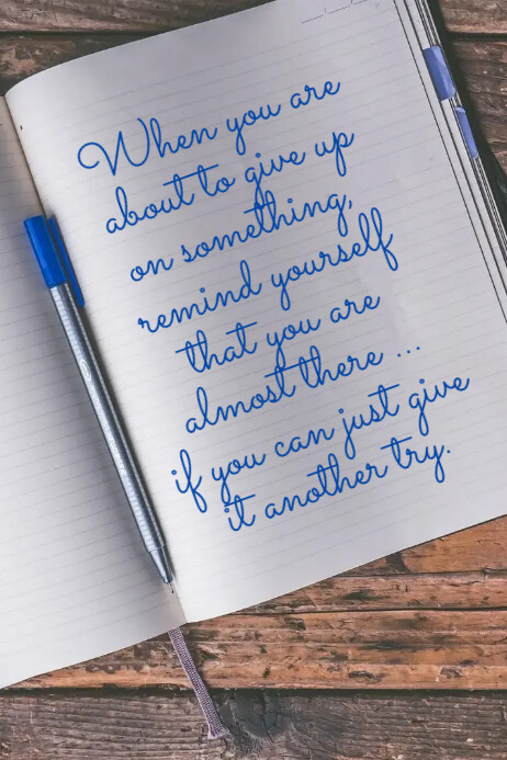 inspirational template Poster