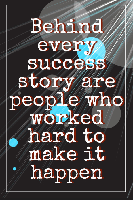 Inspirational Filing work poster template | PosterMyWall