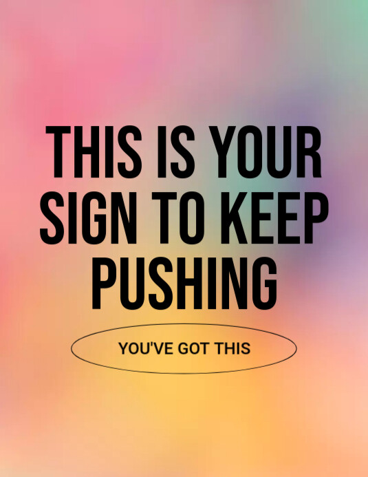 inspirational6 Flyer (US Letter) template