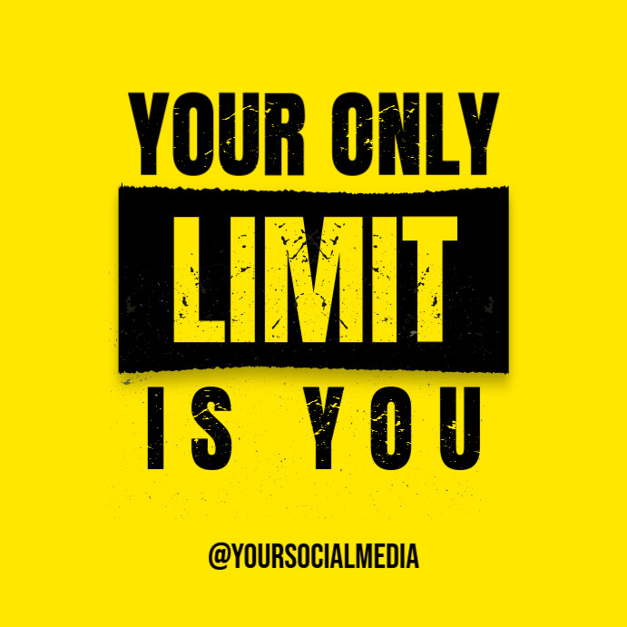 inspirational63 Instagram Post template