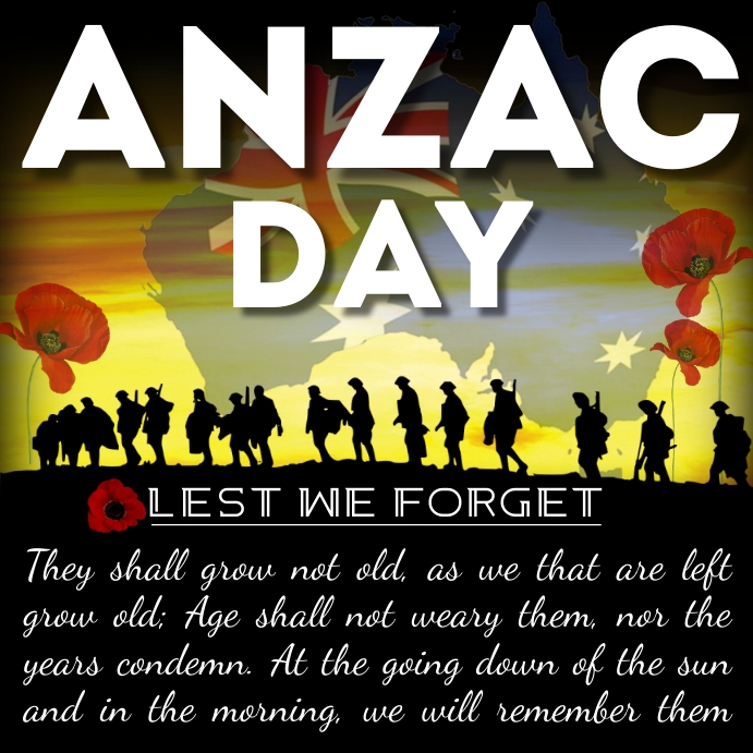 Insta Anzac Day Instagram Post template