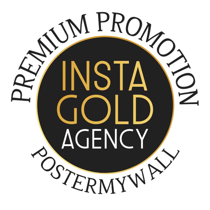 Insta Promo Gold Gradient Logo Template | PosterMyWall