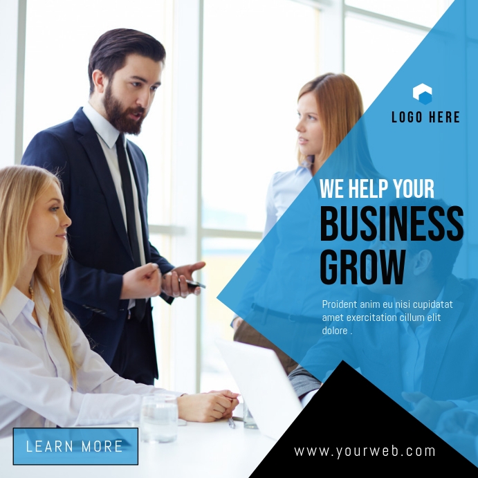 instagram business post template PosterMyWall