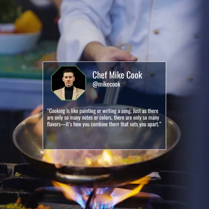 Plantilla de Instagram cooking post | PosterMyWall