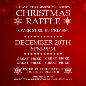 8 470 Christmas Raffle Customizable Design Templates Postermywall