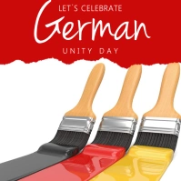 Instagram German Unity Day Template