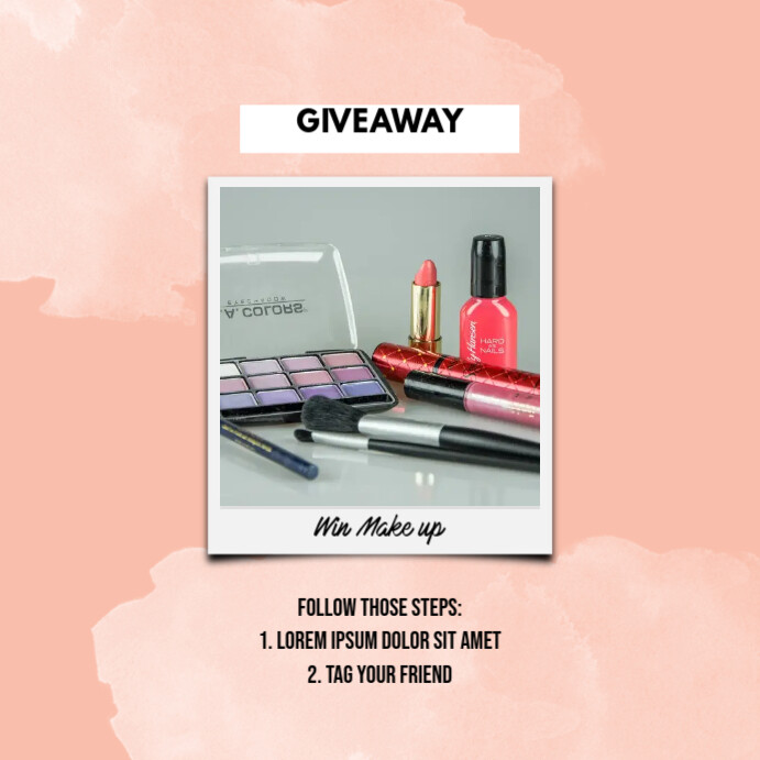 Instagram Giveaway Template Instagram Giveaway Template by Grades and