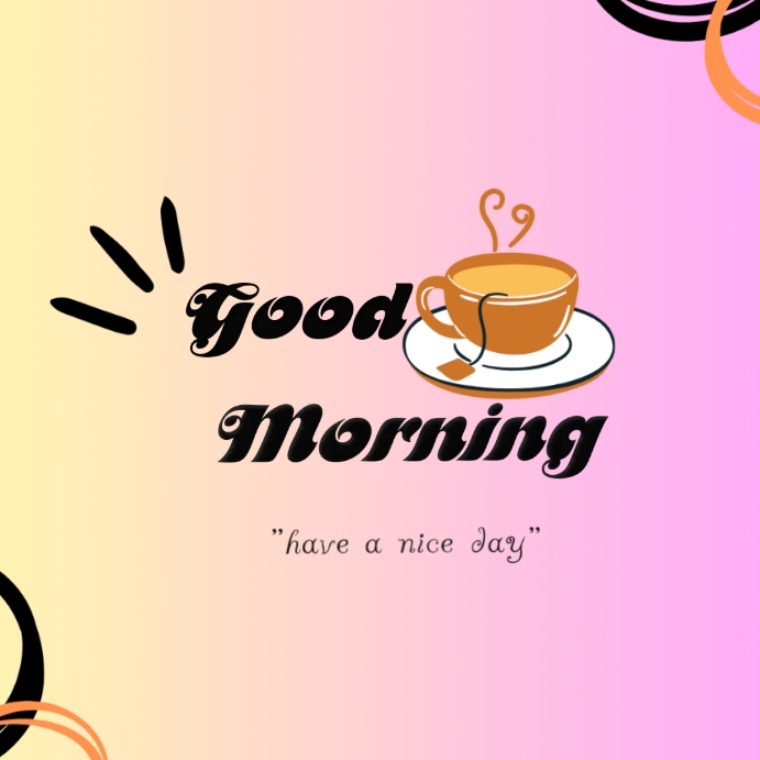 Instagram good morning post Template | PosterMyWall