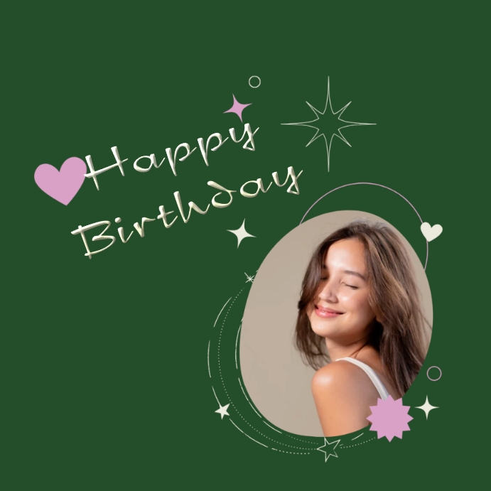 Instagram happy birthday post Template PosterMyWall Instagram happy birthday post Template PosterMyWall