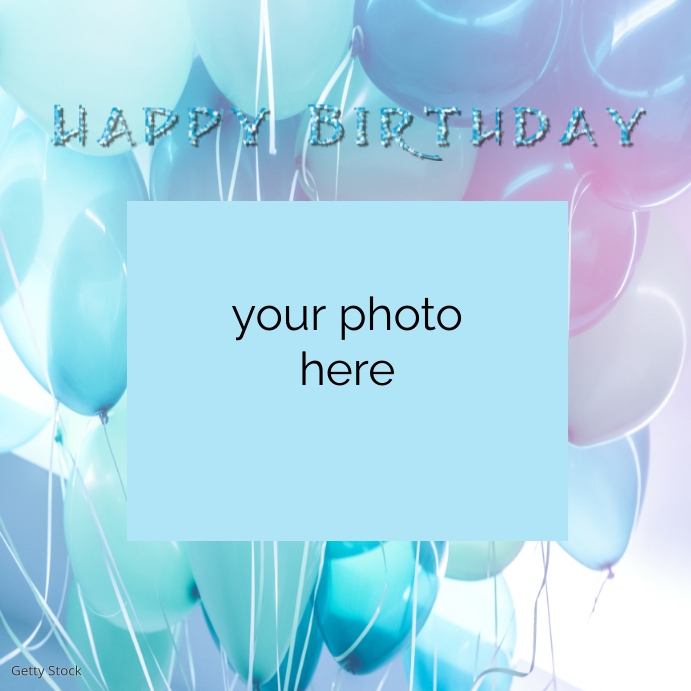 Instagram Happy birthday template PosterMyWall Instagram Happy birthday template PosterMyWall