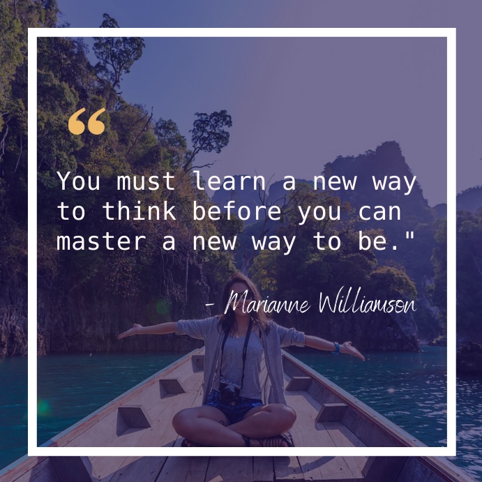 Instagram Inspirational Quote Template | PosterMyWall
