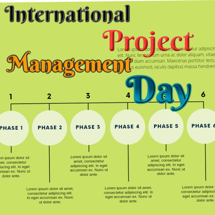 Instagram international project management po Template PosterMyWall