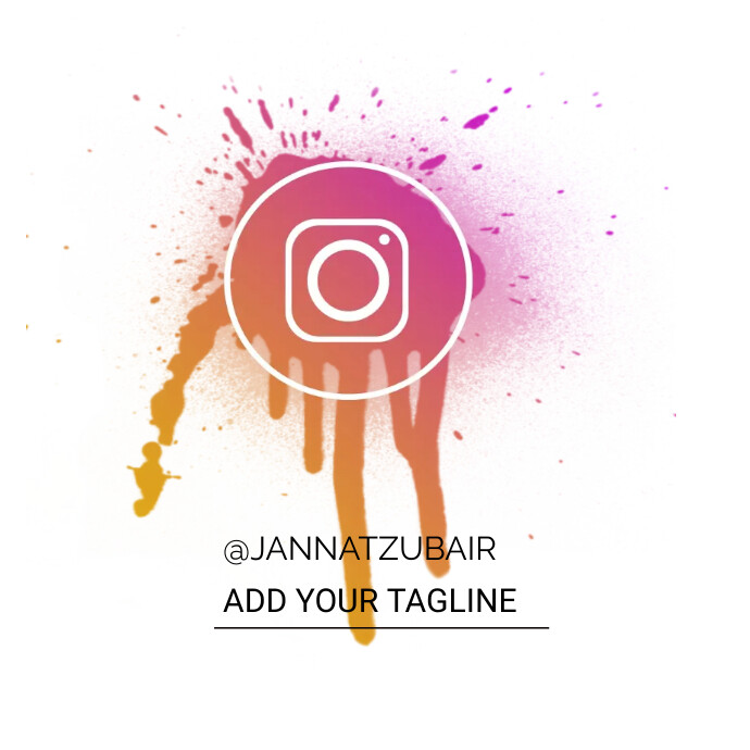 instagram logo template