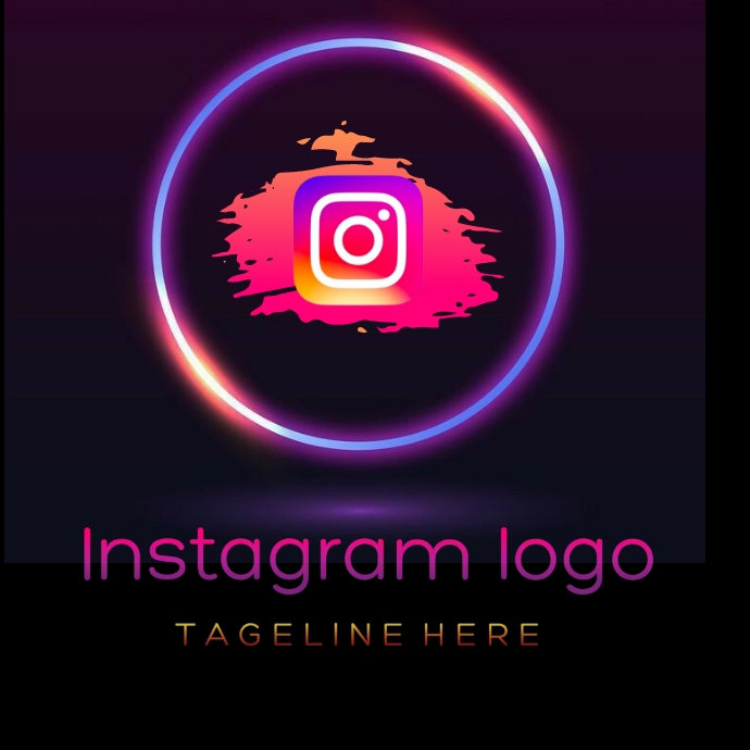 Instagram logo story Template PosterMyWall