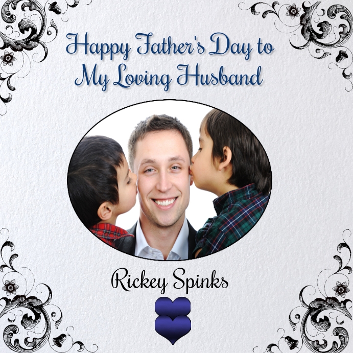 Copy of Instagram Loving Husband Happy Father's Day | PosterMyWall