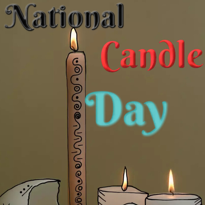 Instagram National candle day post 2023 Template | PosterMyWall