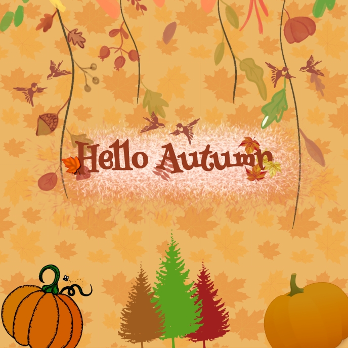 Portadas Fall Plantilla de Instagram post fall, autumn fair | PosterMyWall