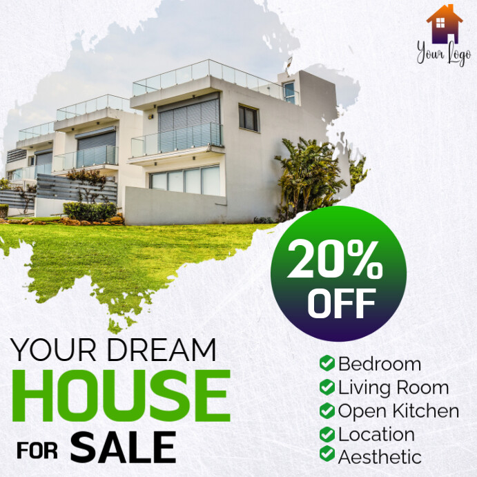 Copy of Instagram Post For Real Estate Social Media Promotional Design ...