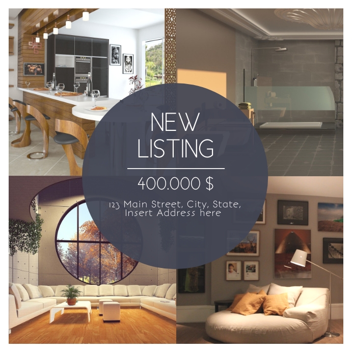 Copy of instagram post real estate house advertising | PosterMyWall