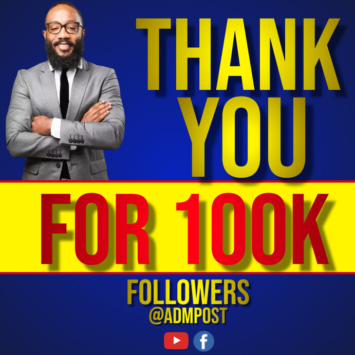 Instagram post thank you flyer Template | PosterMyWall