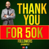 Instagram post thank you flyer Template | PosterMyWall