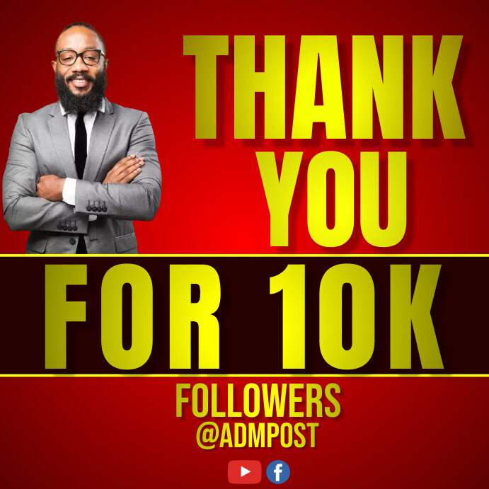 Instagram post thank you flyer Template | PosterMyWall