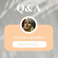 Instagram Questions Flyer template