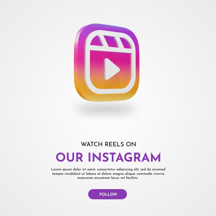 Instagram Reels Promo template