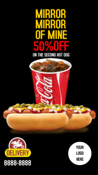 Plantilla de Instagram de Hot Dog | PosterMyWall