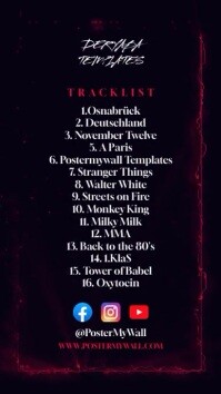 229+ Free Templates for 'Tracklist' | PosterMyWall
