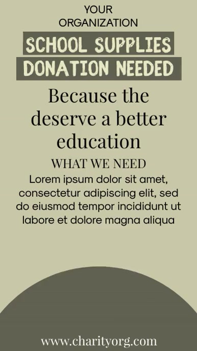 Instagram Story Donation Template PosterMyWall Instagram Story Donation Template PosterMyWall