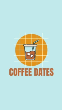 Instagram Story highlight cover cafe template