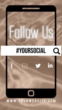 INSTAGRAM VIDEO STORY - NUDE BROWN PASTEL tem template