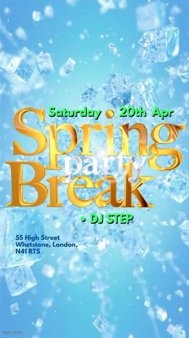 Instagram Video Template Spring Break | PosterMyWall