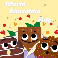 World chocolate day flyer template | PosterMyWall