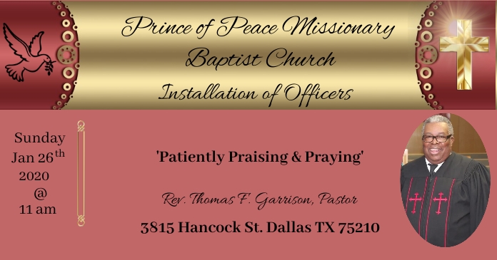 Installation of Officers Template | PosterMyWall