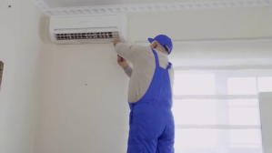灰色 Air Conditioning Installation YouTube-miniature Template