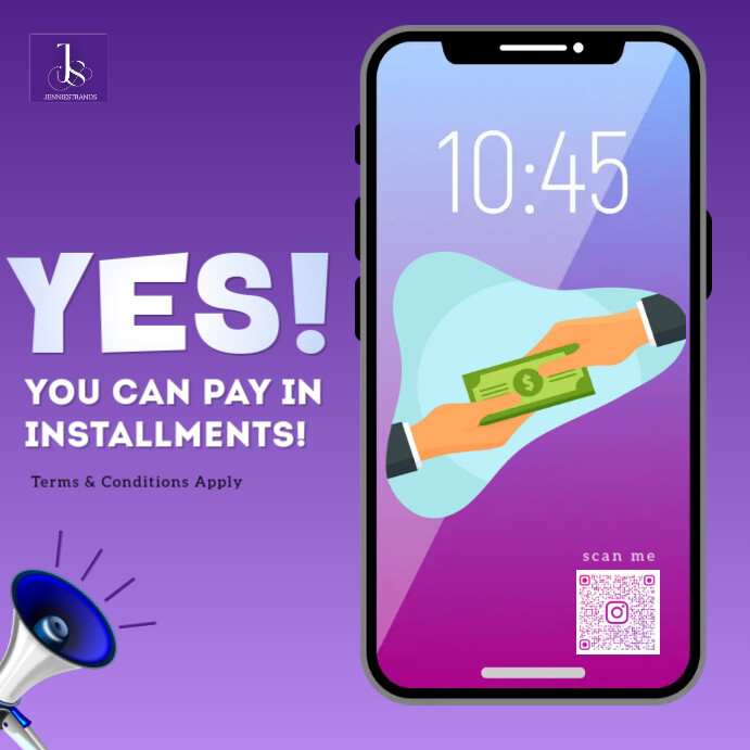 Installment Busters Copy of Instalment payments flyer | PosterMyWall