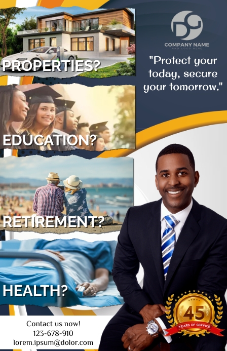 INSURANCE ADVERTISEMENT Template | PosterMyWall