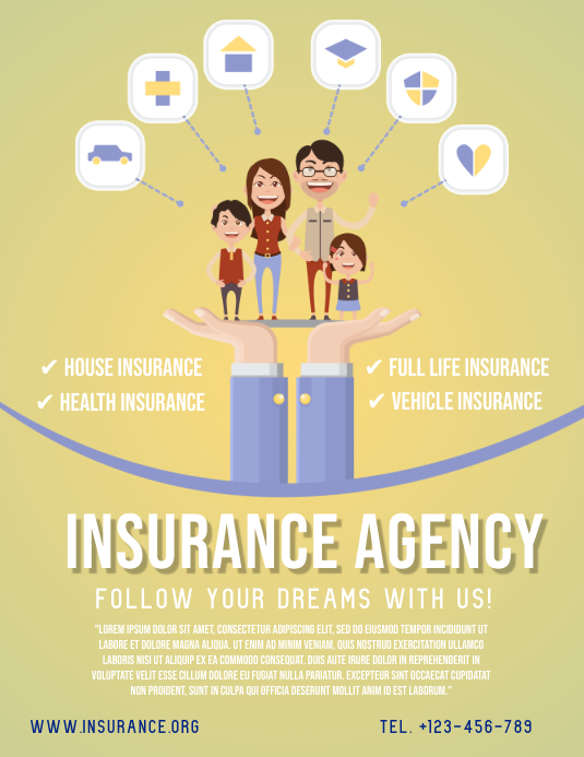 All Type Insurance Poster Insurance Agency Template | PosterMyWall
