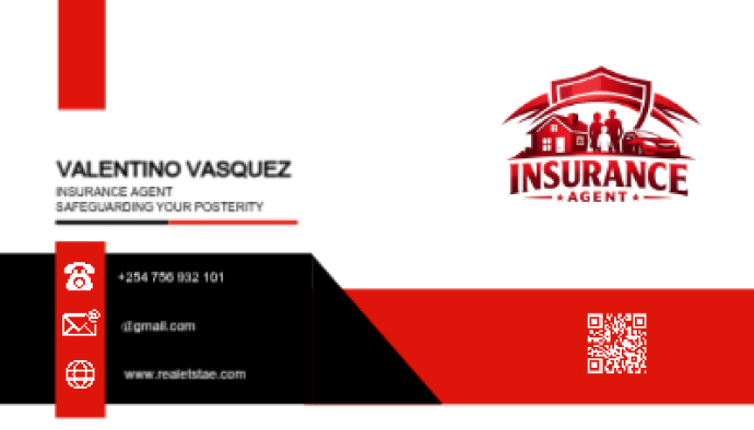 Insurance Business Card Template | PosterMyWall