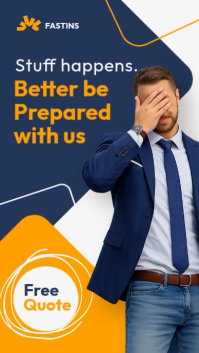 Insurance Business Flyer Template – Professional Insurance Company Promotion Design Instagram story