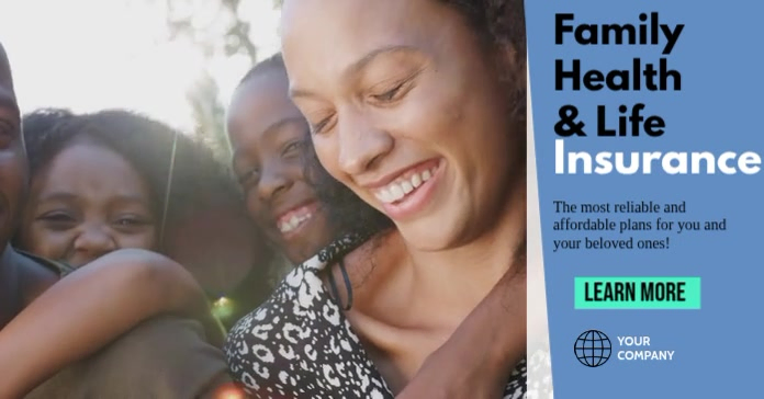 Family Health Insurance Template | PosterMyWall