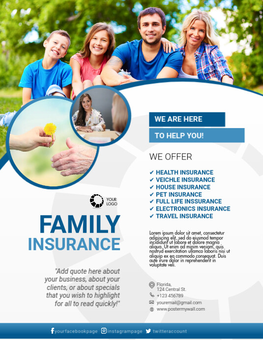 Insurance Companies Flyer Template | PosterMyWall