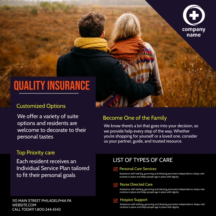 Insurance Template | PosterMyWall