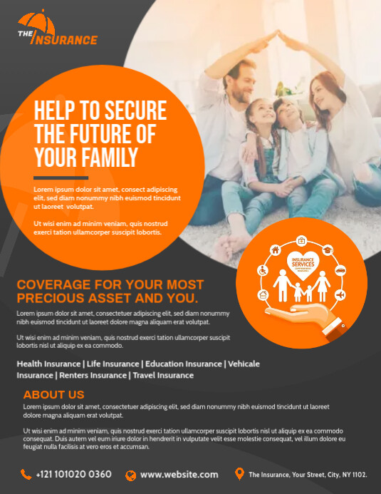 Insurance Management Company Flyer Template | PosterMyWall