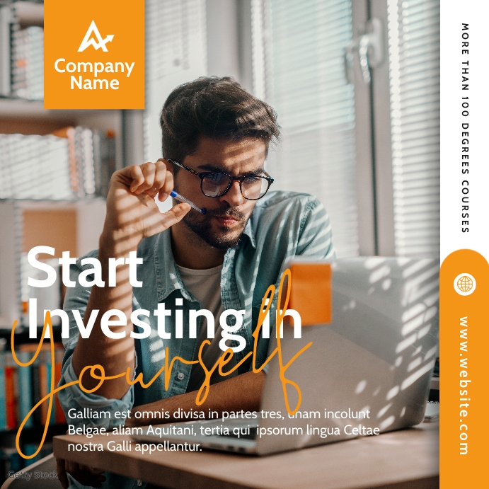 insurance services professional instagram pos Template | PosterMyWall