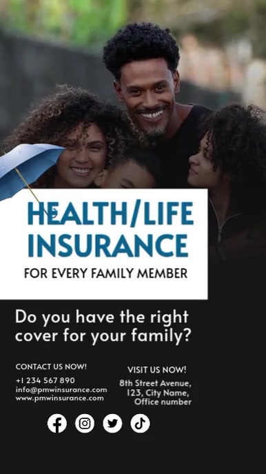Video Insurance Label insurance video Template | PosterMyWall