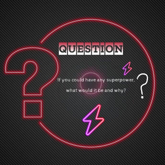 interactive open-ended question Template | PosterMyWall