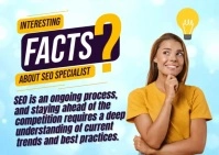 Interesting About Seo Postcard template